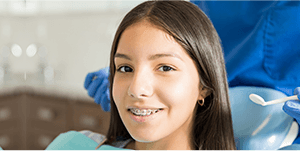 girl with braces