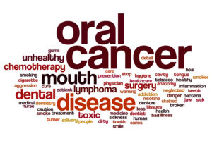 red oral cancer word cloud